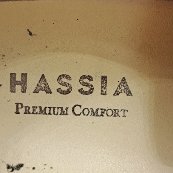 rare HASSIA womens OXFORD laced up SHOES Size 3.5UK or 6us sublime derby preppy - Picture 11 of 14